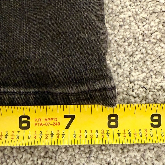 Madewell Women’s Cali‎ Demi-Boot Light Black Wash Ankle Denim Jeans Size 25 - Picture 8 of 11